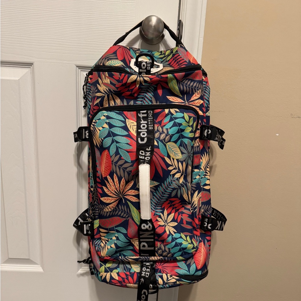 Kalesi Floral Duffle Bag Backpack